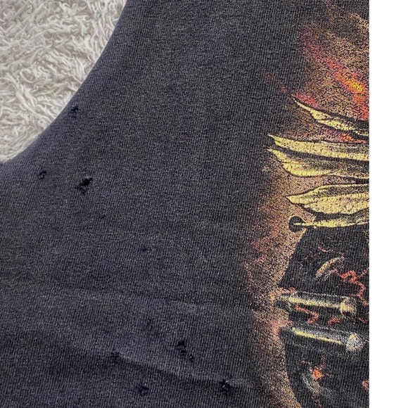 Sturgis Shirt Mens 2XL Bike Ralley Motorcycle Grunge AOP Biker Streetwear - Picture 5 of 11